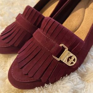 Block Heel Loafers